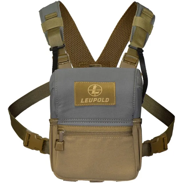 Leupold 185627 Enclosed Binocular Harness Non-Magnetic Tan/Gray Nylon - View 2