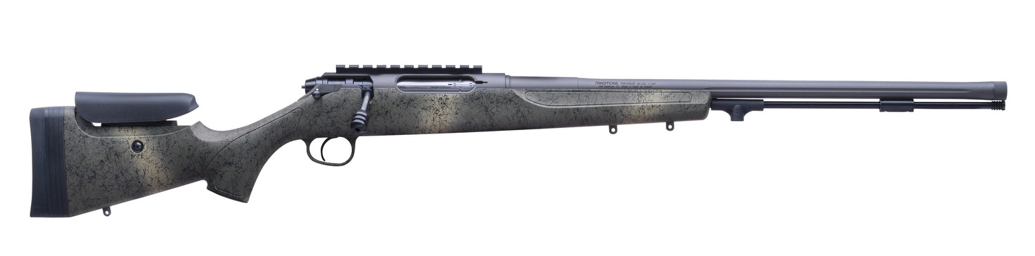 Traditions CR946604437 Nitrobolt 50 Caliber 1 Tungsten Cerakote Uses Federal Premium Firestick 60 Degree Bolt Pillar Bedded Stock NO SIGHTS - View 2