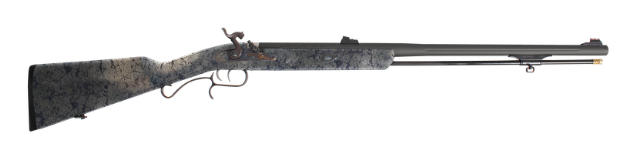 Traditions R3960537 Shedhorn 50 Caliber 1 Tungsten Cerakote Fluted Chromoly Tapered Barrel Double Set Trigger System Musket Cap Ignition DESERT WEB | DOUBLE TRIGGER - View 2