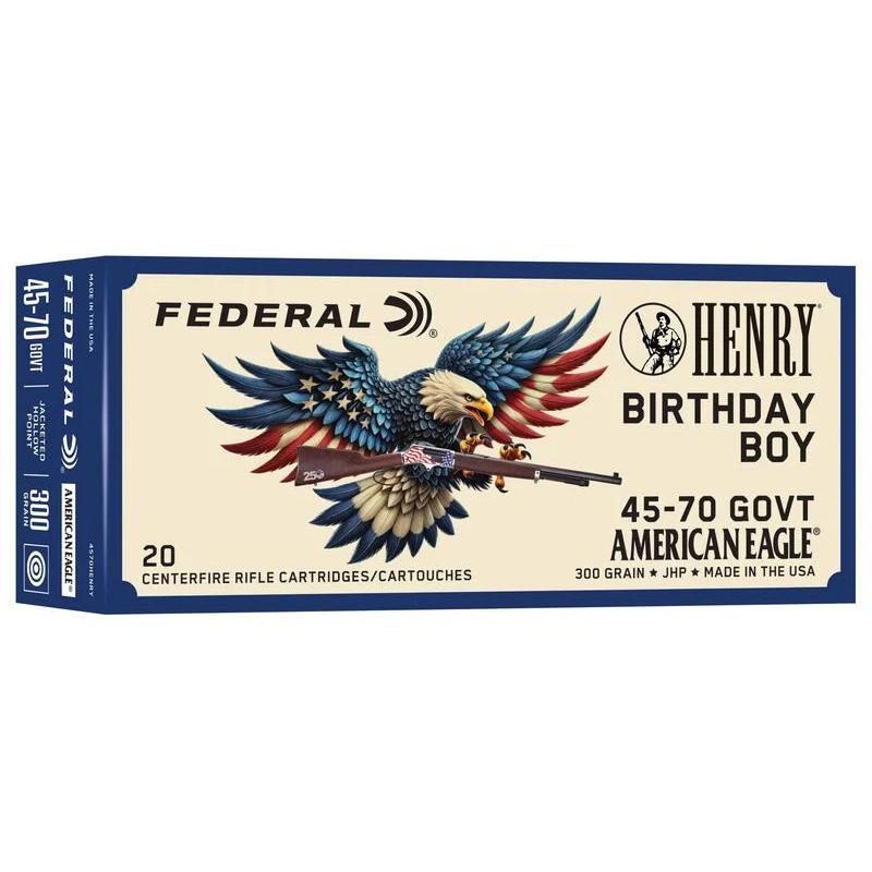 Federal Premium 4570Henry .45-70 Govt 300gr JSP Henry Edition 20rd - View 2