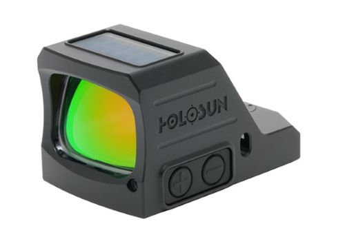 Holosun HS407CX3RD Red 2MOA Dot, 7075 Aluminum, Open, Solar Shake Awake, Pistol - View 2
