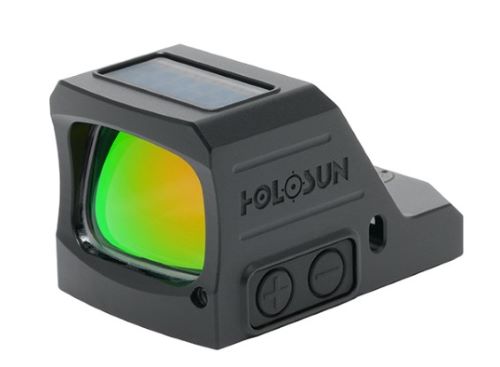 Holosun HE407CX3GR Green 2MOA Dot, 7075 Aluminum, Open, Solar Shake Awake, Pistol - View 2