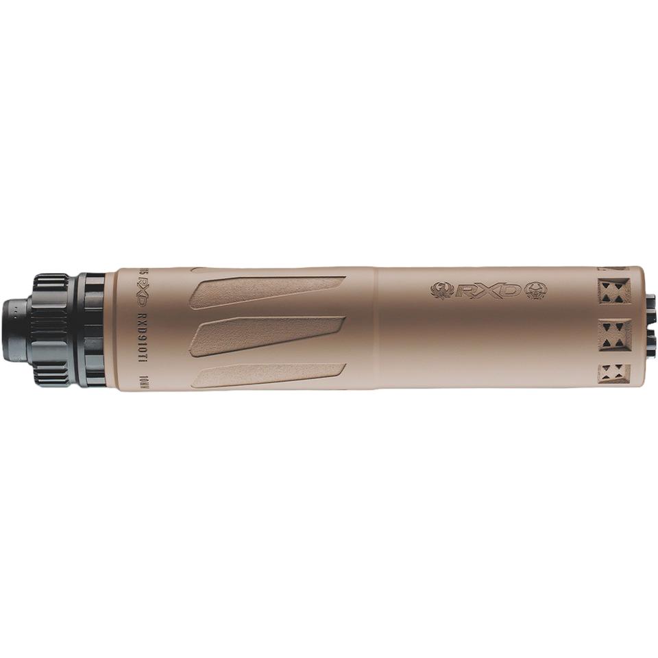 DEAD AIR RXD910TiFDE 9mm Opt 10mm Capable Low B/P FDE PB440 1/2-28 - View 2