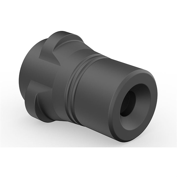 BREEK ARMS VOID  SINGLE-PORT MUZZLE BRAKE FOR BREEK-LOK 3QD  9MM  1/2X28 TPI - View 3