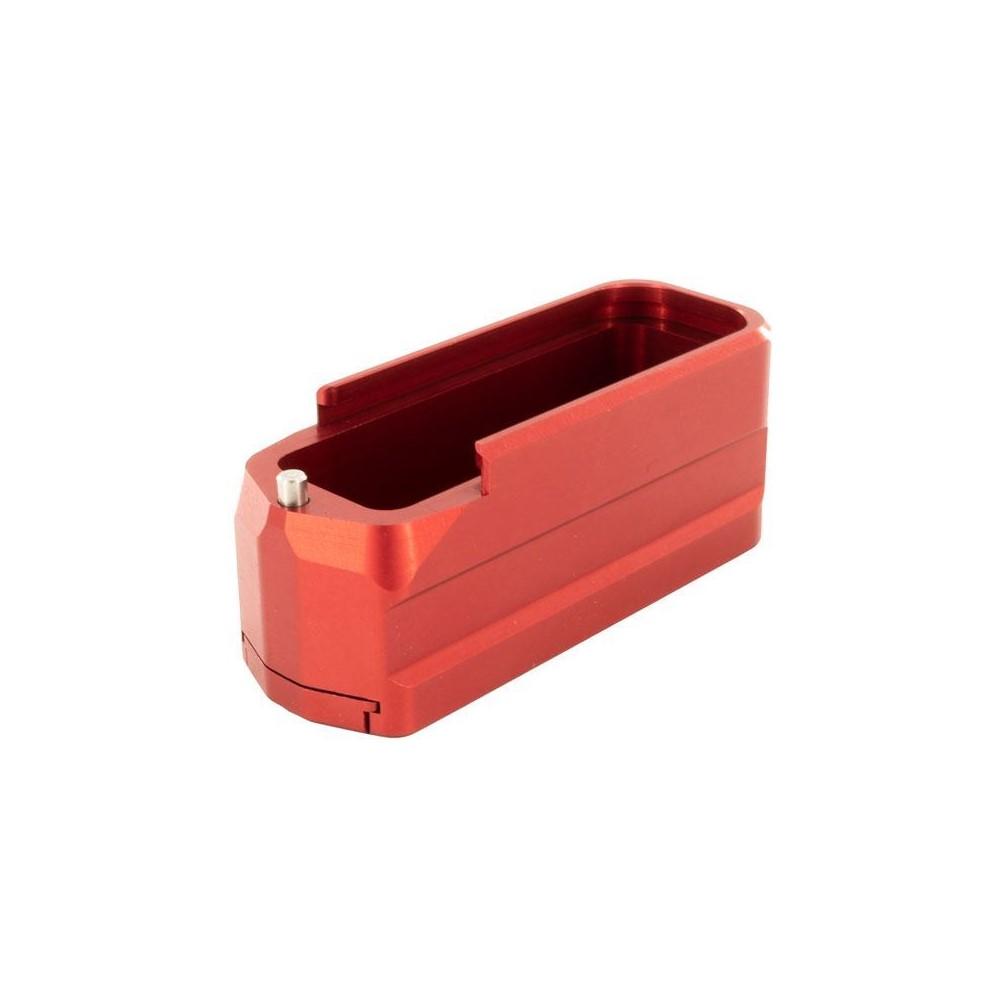 Shield Arms SA-ME-PMAG5-RED PMAG Gen 3 +5 Extension, Red Aluminum - View 2