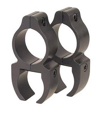 Leupold Rifleman 1" Aluminum See-Through Scope Ring Matte Black - View 2