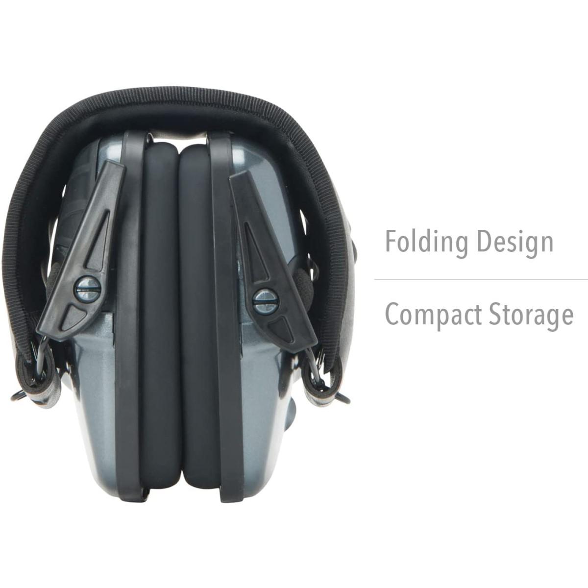 Howard Leight R02532 Impact Sport 22dB Gray/Black Small Over the Head - View 2