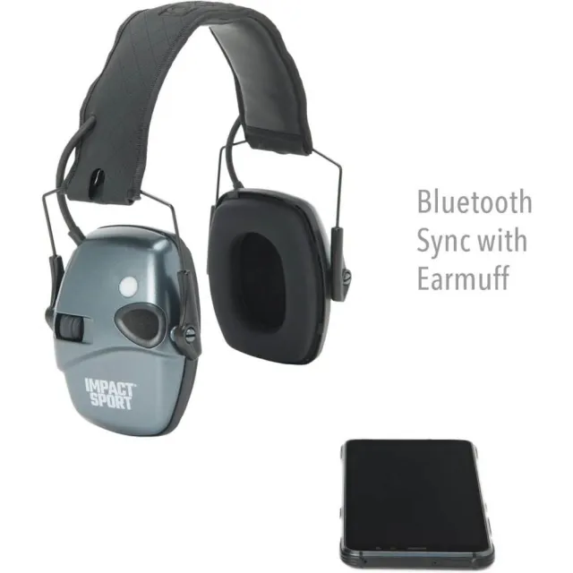 Howard Leight Impact Sport Bluetooth Earmuffs 22dB FDE Low Profile - View 2