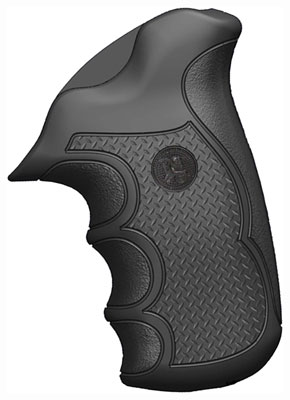 Pachmayr Diamond Pro Grip Ruger GP100 Rubber Black Diamond Checkering - View 2