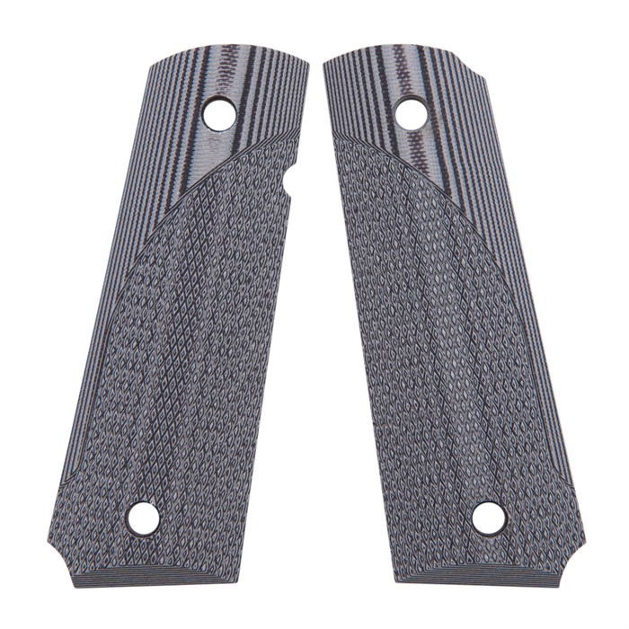 Pachmayr Tactical Grip Checkered Black & Gray G10 Panels for 1911 - View 2