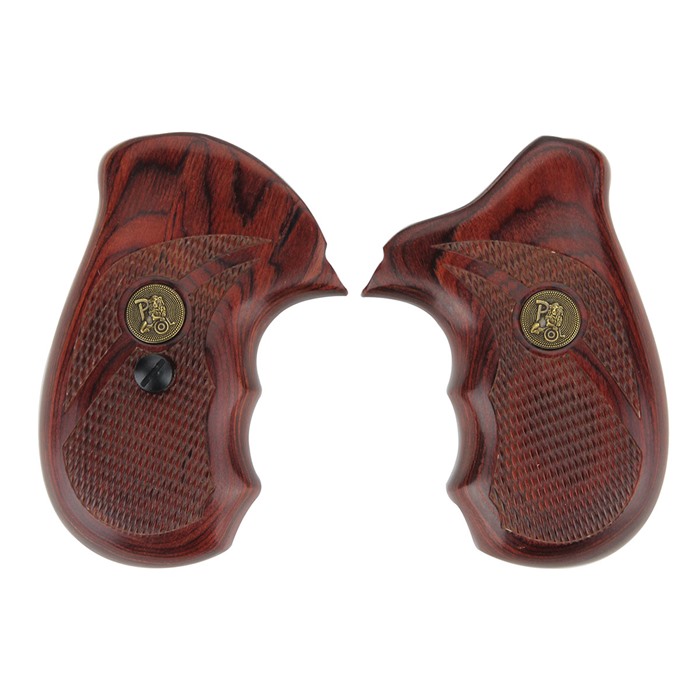Pachmayr Renegade Deluxe Wood Laminate Grips S&W J-Frame Rosewood - View 2