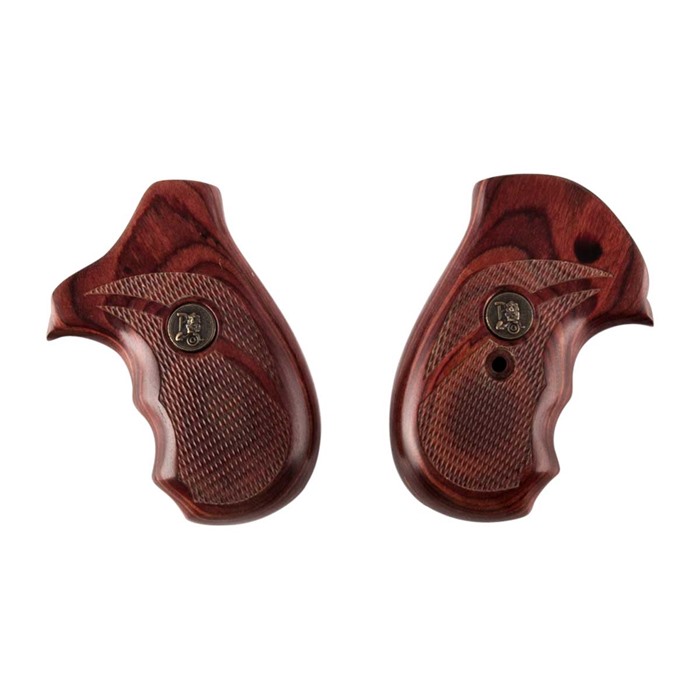 Pachmayr Renegade Deluxe Wood Laminate Grips S&W J-Frame Rosewood - View 3