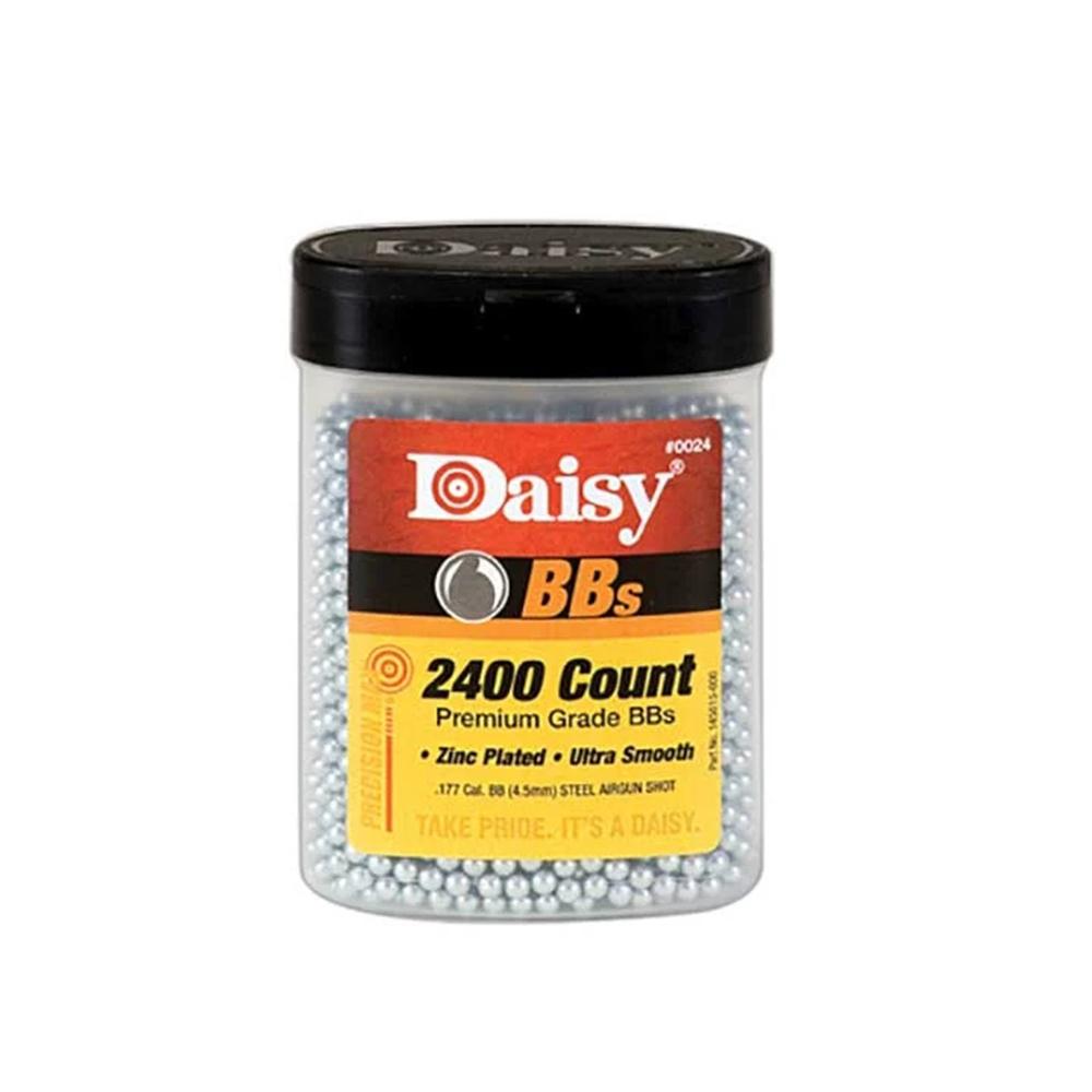 Daisy 24 PrecisionMax Premium 177 Zinc-Plated Steel 2400 Per Bottle - View 2