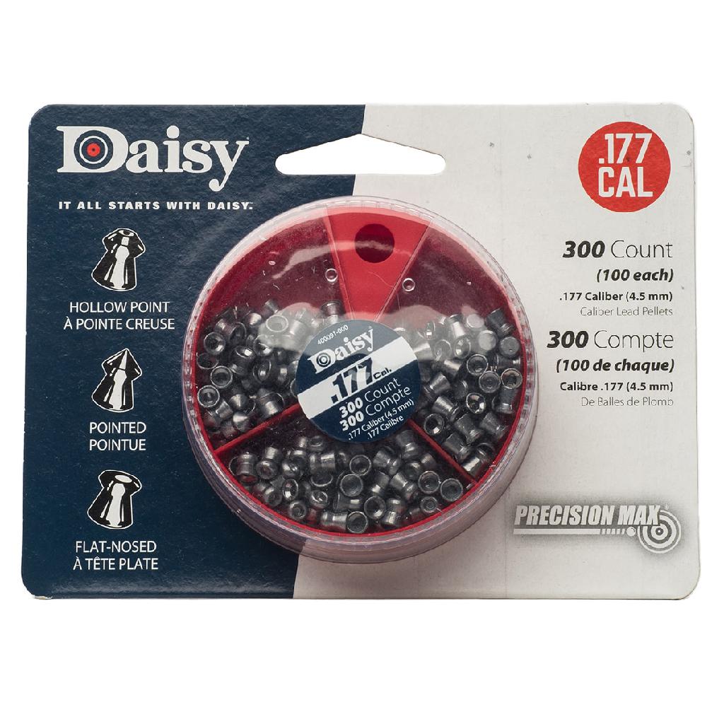 Daisy .177 Dial-A-Pellet 300ct Flat Pointed Hollow Point 987781-446 - View 2