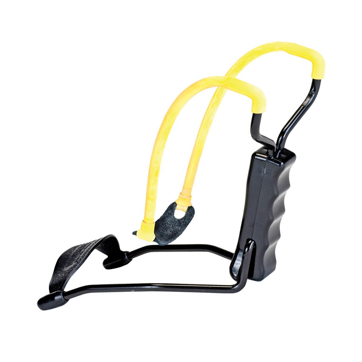 Daisy B52 Slingshot Steel Frame Black Yellow Molded Handle Flexible Support - View 2
