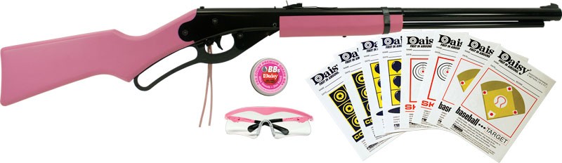Daisy Lever Action Carbine Shooting Fun Starter Kit - Pink - View 2