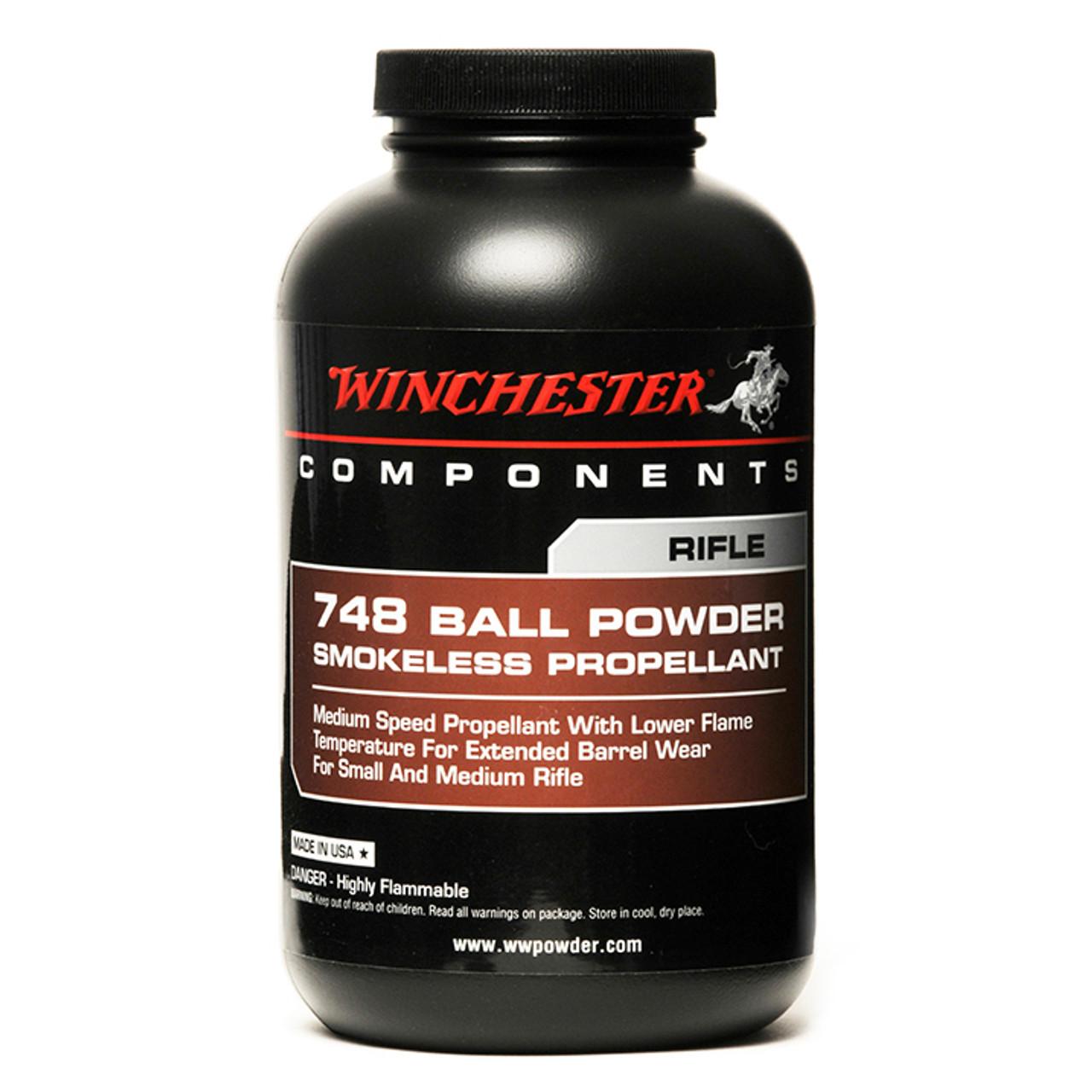 Winchester Powder 748 Ball Powder for Multi-Caliber Rifles - View 2