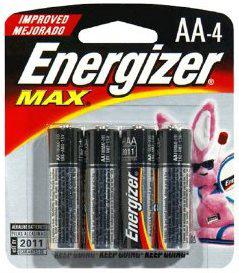 Energizer Max AA Batteries 4pk - E91BP-4 - View 2