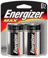 Energizer Max D Batteries 2-Pack E95BP-2 - View 2