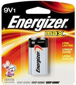 Energizer Max 9V Batteries 1pk - Model 522BP - View 2
