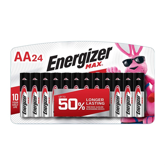 Energizer E91BP24V1 AA Max 1.5V Alkaline Batteries, 24 Pack - View 2