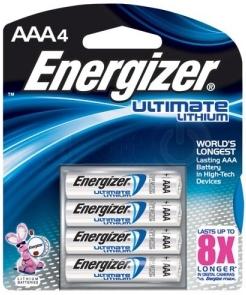 Energizer AAA Ultimate Lithium 1.5V 4 Pack L92SBP-4 - View 2