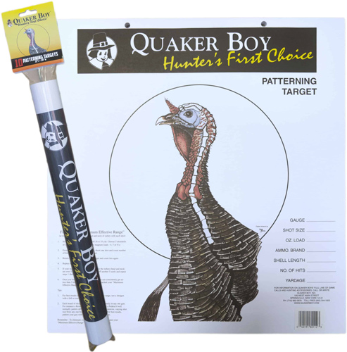 Quaker Boy Turkey Patterning Target 20"x20" Paper Rolled 10 Pack - View 2