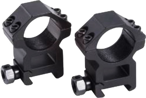 Traditions Rings 1" Extra High Matte Black 4 Screw A763XH - View 2
