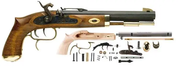 Traditions KPC50902 Trapper Pistol 50 Cal Flintlock 9.75 in Blued Barrel - View 2