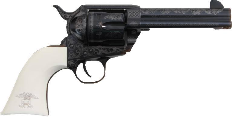 Traditions 1873 Liberty 45 Colt 4.75 in Blued Engraved 6 Shot Steel - View 2
