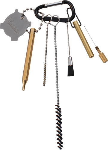 Traditions Flintlock Tool Kit with Fire Channel Brush, Cleaning Pick, and Nylon Brush - View 2