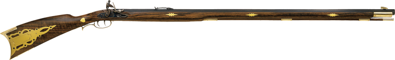 Traditions Pennsylvania Rifle R2090C 50 Cal Flintlock 33.5 in Blued - View 2