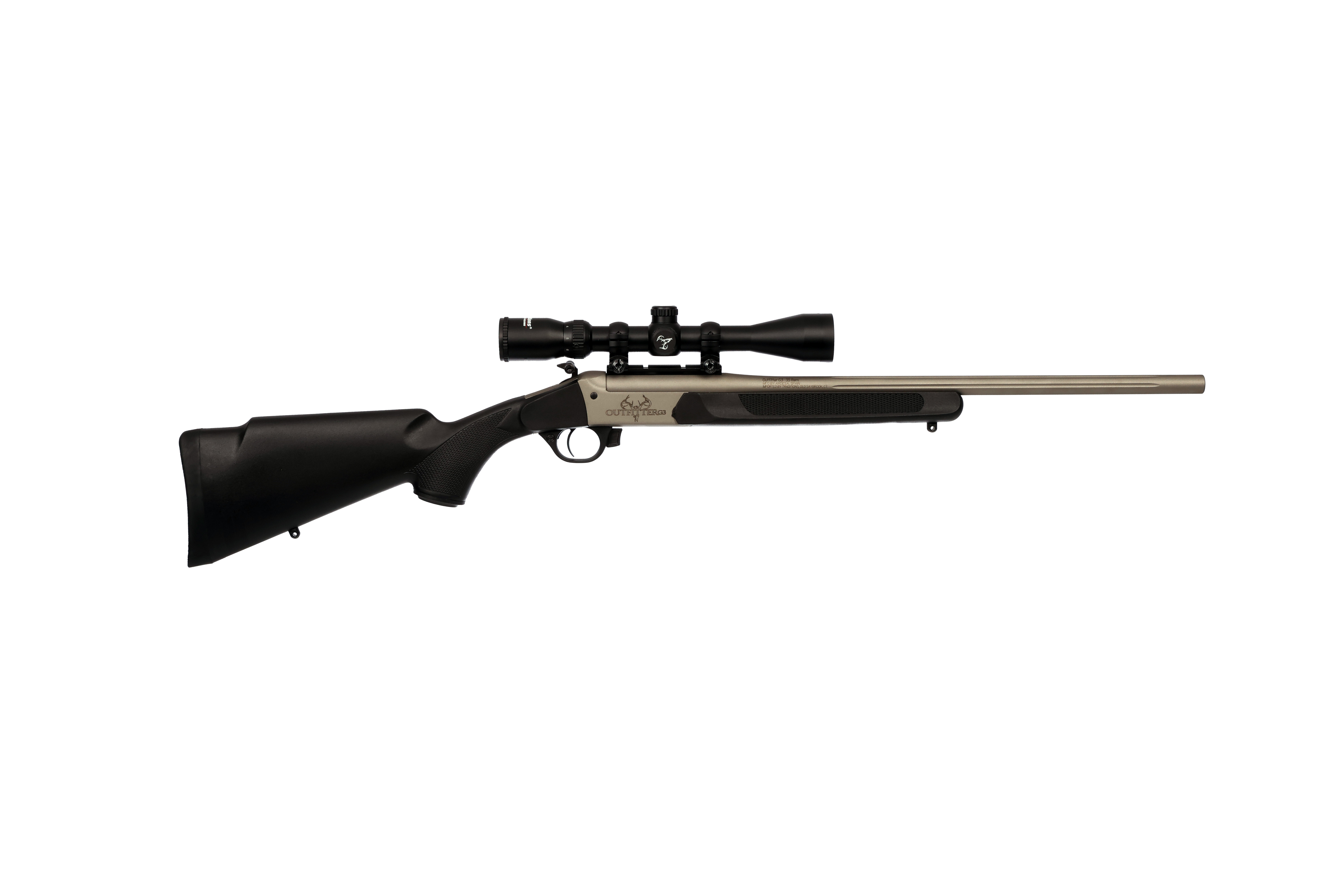 Traditions CR5-351130R Outfitter G3 35 Rem 22" Stainless Cerakote Barrel/Rec Black Synthetic 3-9x40mm - View 2