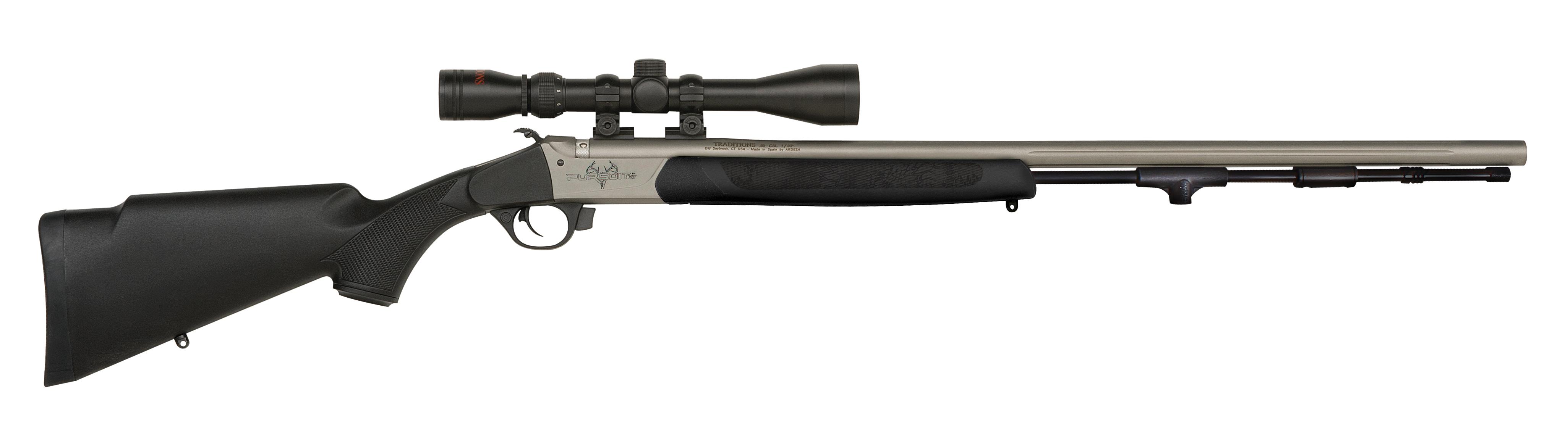 Traditions Pursuit XT 50 Caliber 26 in Chromoly CeraKote Black Synthetic - View 2