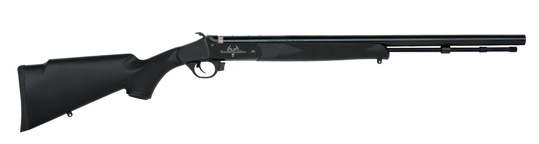 Traditions Buckstalker XT 50 Cal 24 in Blued Break Action Black Synthetic - View 2