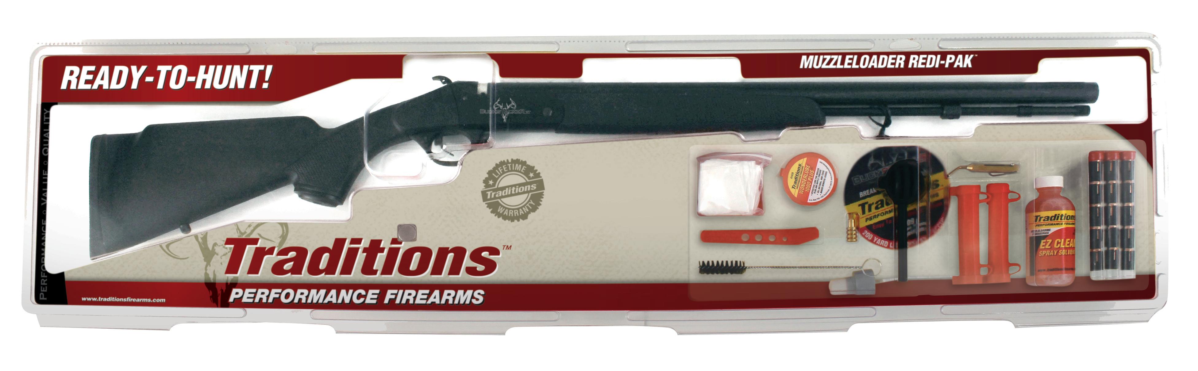 Traditions Buckstalker Redi-Pak .50 cal 24 in. Blued Muzzleloader - View 2