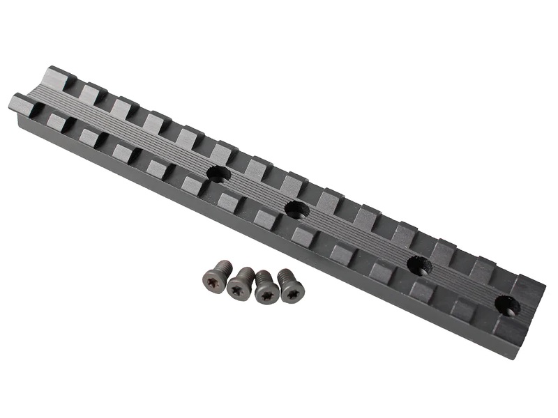 Traditions A1785 Break Action Base Matte Black for NitroFire Vortek StrikerFire Pursuit XT Buckstalker XT PA Pellet ShedHorn & Outfitter G3 Models - Picatinny Style 1-pc Base - View 2