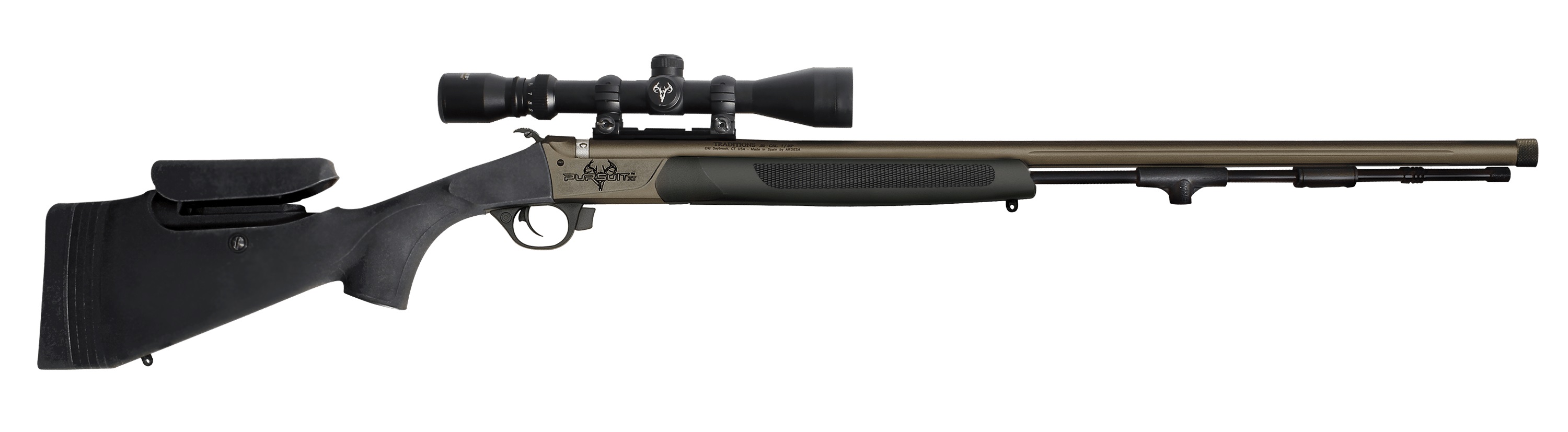 Traditions R53-74660450 Pursuit XT 50 Cal Muzzleloader Stainless/Black - View 2
