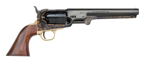 Traditions FR18512 1851 Navy Revolver .44 Cal 7.375" Blued Barrel Walnut Grip - View 2