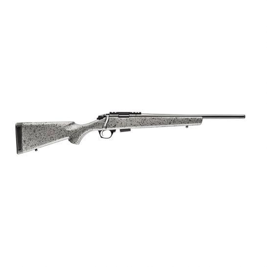 Bergara BMR005 BMR 17 HMR 5+1 20" Threaded Barrel, Matte Blued, Black Speckled Tactical Gray Synthetic Stock - View 2