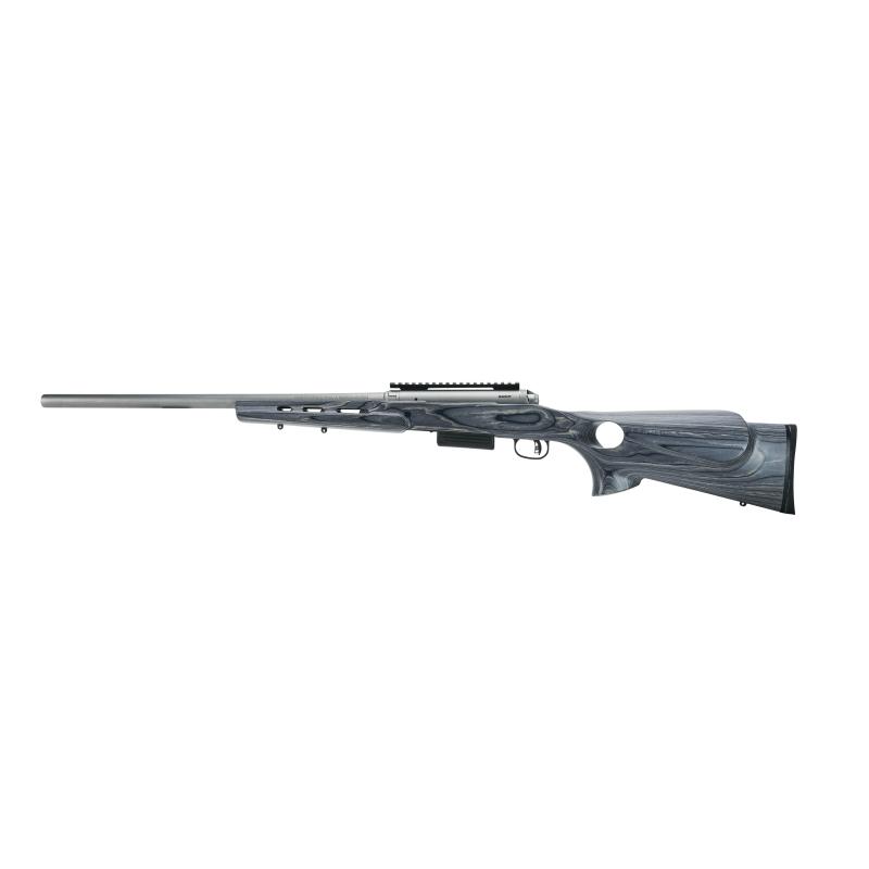 Savage Arms 22314 220 20 Gauge 22" Stainless Steel Barrel, Matte Stainless Receiver, Gray Laminate Boyd's Thumbhole Stock - View 2