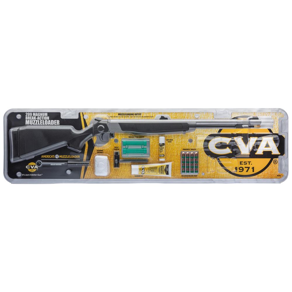 CVA Wolf V2 Muzzleloader .50 Cal 24 in Matte Stainless Black Stock - View 2