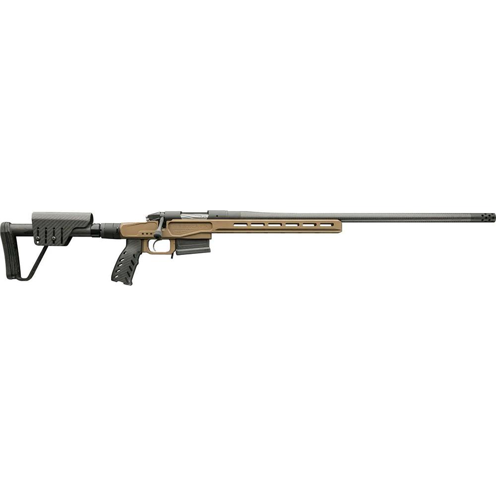 Bergara Rifles BPR37300WM Premier MG Lite 300 Win Mag 5+1 24" Carbon Fiber Barrel Graphite Black Cerakote Flat Dark Earth XLR Element Folding Chassis 4.0 Stock - View 2