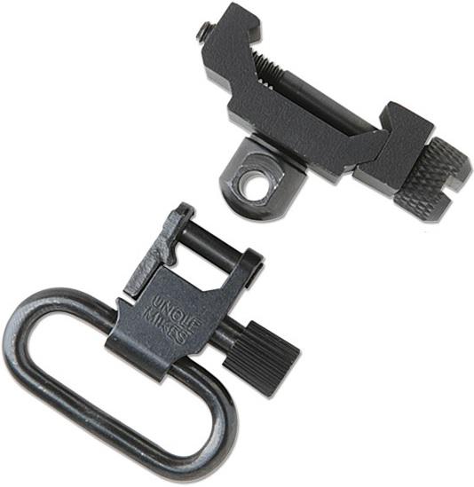 Uncle Mike's 14050 Super Swivel Steel Blued Finish 1" Loop Size Quick Detach for Picatinny & Weaver - View 2