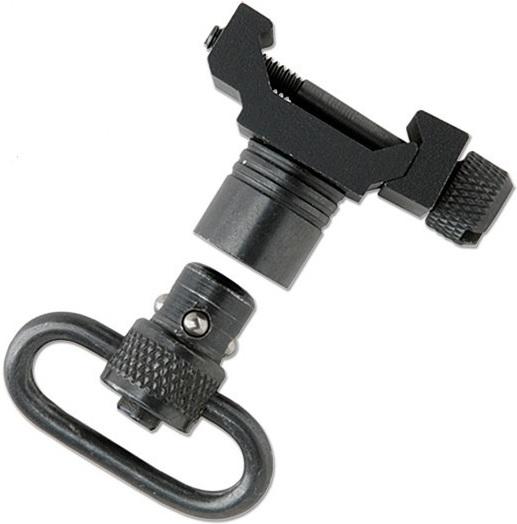 Uncle Mike's 21101 Quick Detach Swivel Set made of Steel with Black... - View 2