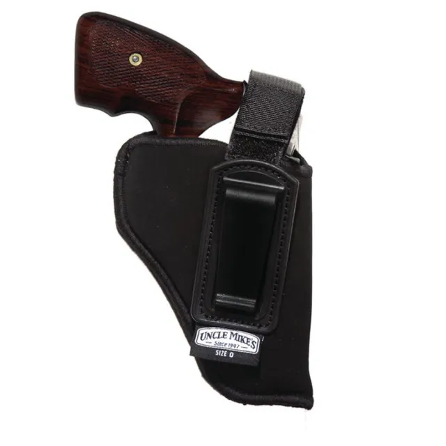 Uncle Mike's Sidekick Holster 76001 Right Hand Black Nylon 2-3in DA Revolve - View 2