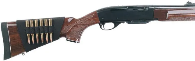 Uncle Mike's Neoprene Buttstock Shell Holder for Rifle - Holds 6 Rounds - View 2