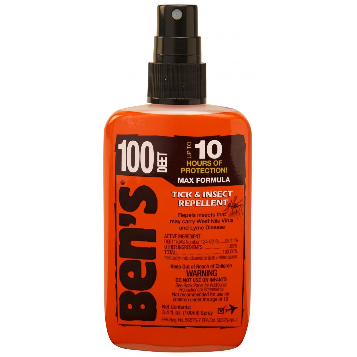 Ben's 00067080 100 Odorless Scent 3.40 oz Spray Repels Ticks & Biting I... - View 2