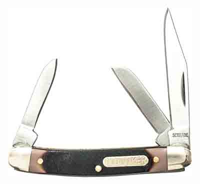 OLD TIMER KNIFE JUNIOR 3-BLADE 2" STAINLESS DELRIN - View 2