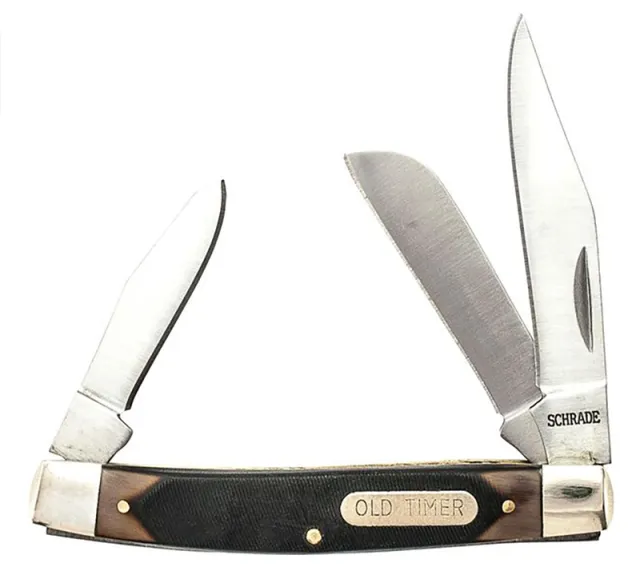 Old Timer 34OT Middleman 3-Blade 3 5/16 In Stainless Sawcut - View 2